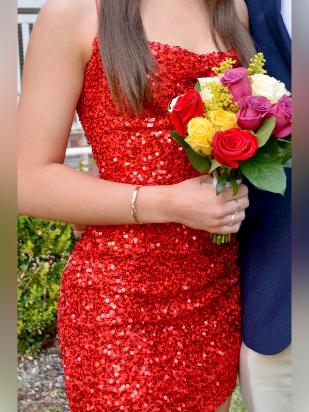 Windsor Red Sequin Mini Dress